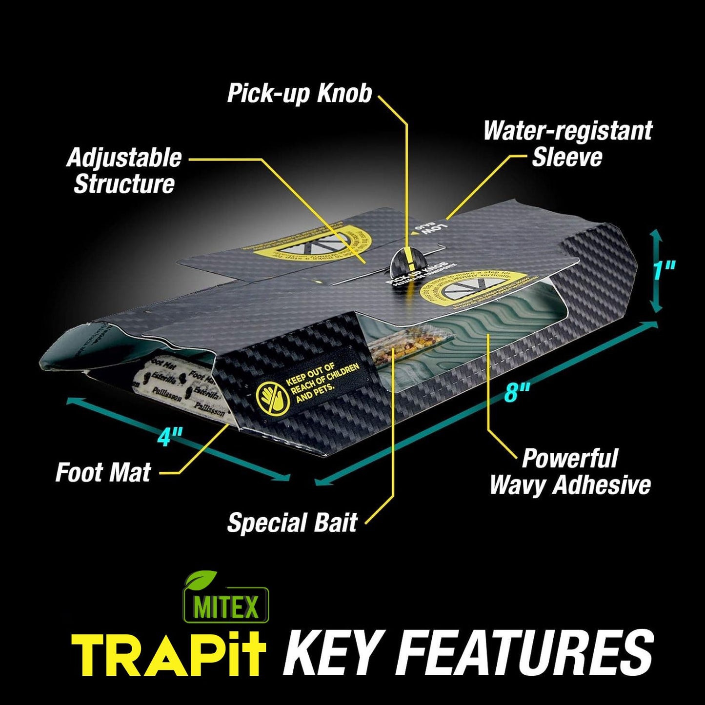 Mitex Trapit -  All-in-One Insect & Mite Trap