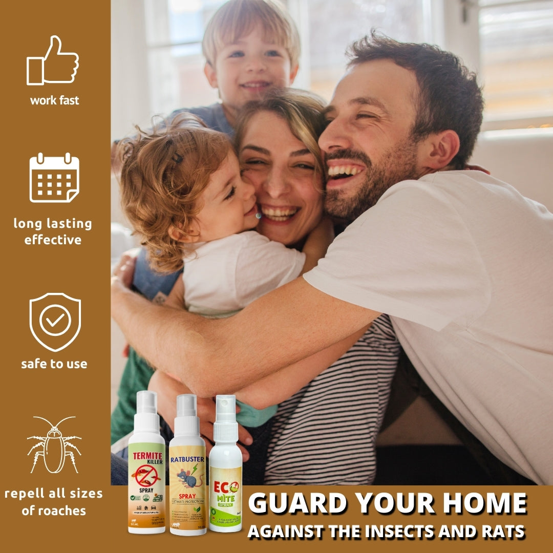 Rat, Termite and Mite Spray Combo - Ultimate Home Protection Combo