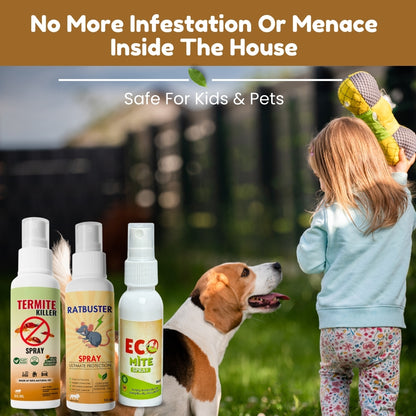 Rat, Termite and Mite Spray Combo - Ultimate Home Protection Combo