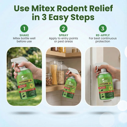 Peppermint Oil Spray - For Rodents, Insects & Cockroaches