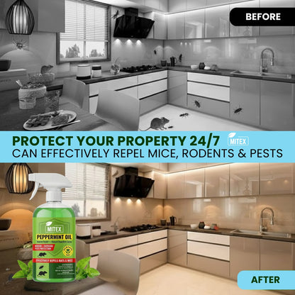 Peppermint Oil Spray - For Rodents, Insects & Cockroaches