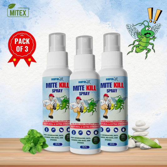 Mite Kill Spray All-in-One Defense Against (Cockroach, Rat, Mites & Lizard)