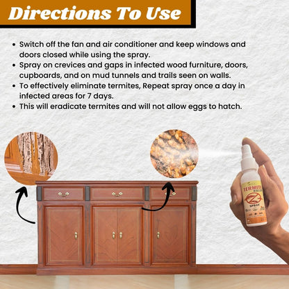 Termite Killer Spray - Effective solution for home (Pack of 5)