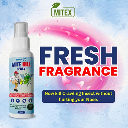 Mite Kill Spray All-in-One Defense Against (Cockroach, Rat, Mites & Lizard)