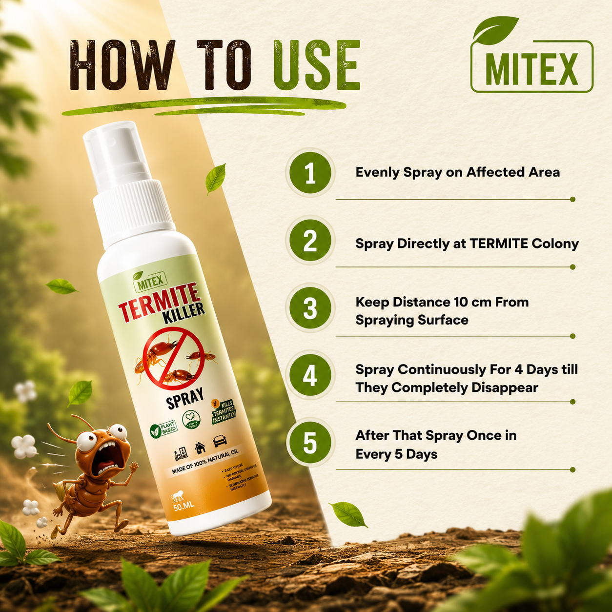 Termite Killer Spray - Effective Pest solution for your home