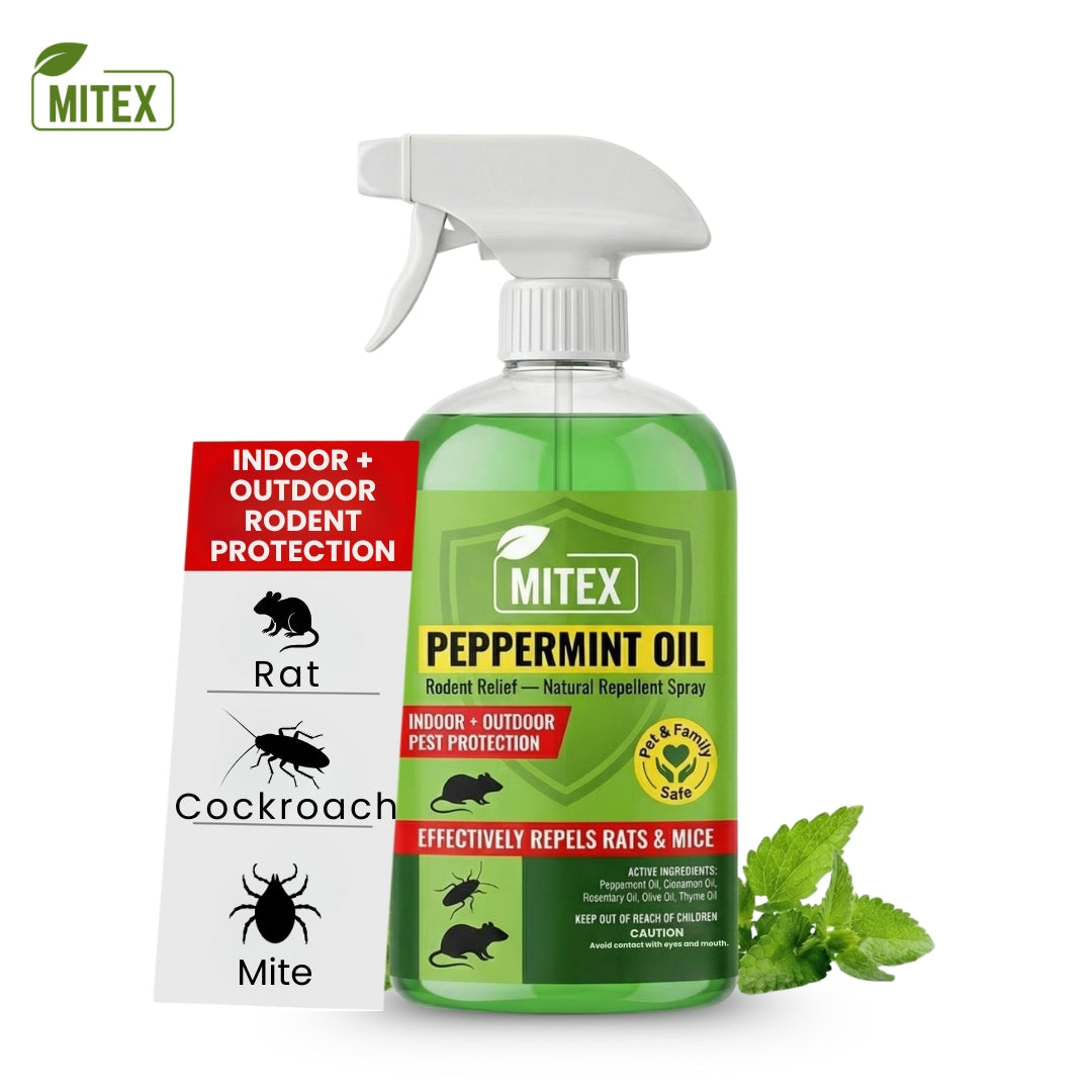Peppermint Oil Spray - For Rodents, Insects & Cockroaches